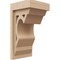 Ekena Millwork 6"W x 6"D x 12"H Wide Sheridan Rough Cedar Woodgrain TimberThane Corbel, Primed Tan CORUR06X06X12SHERCPR - alternate 1